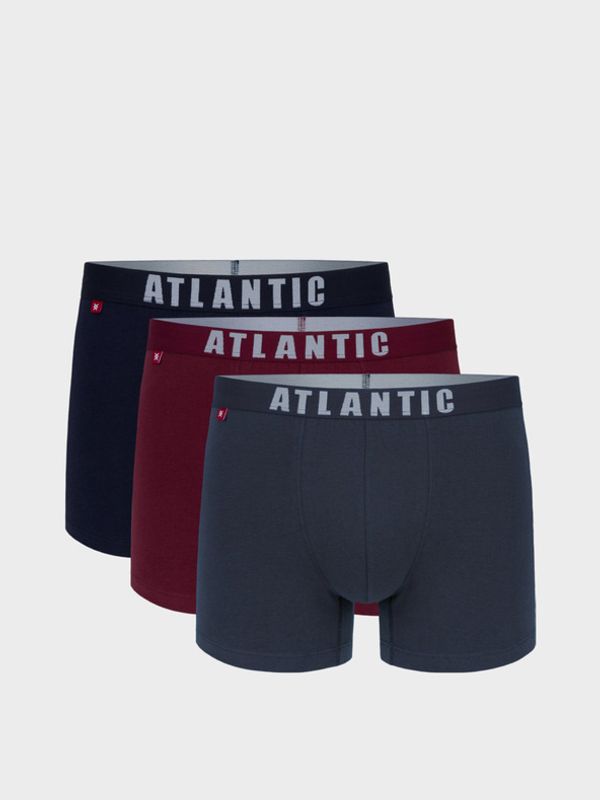 Atlantic Atlantic Oprijete boksarice 3 Piece Siva