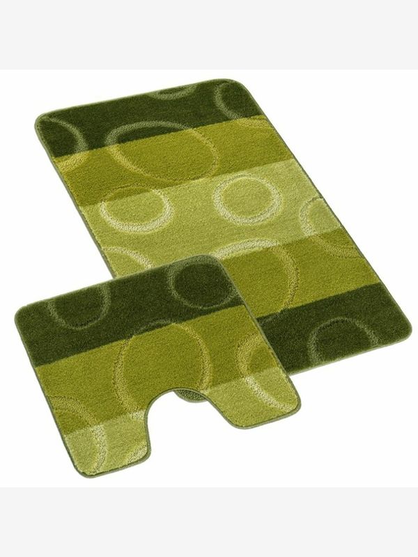 Bellatex Bellatex Set Podloga za kopalnico Zelena