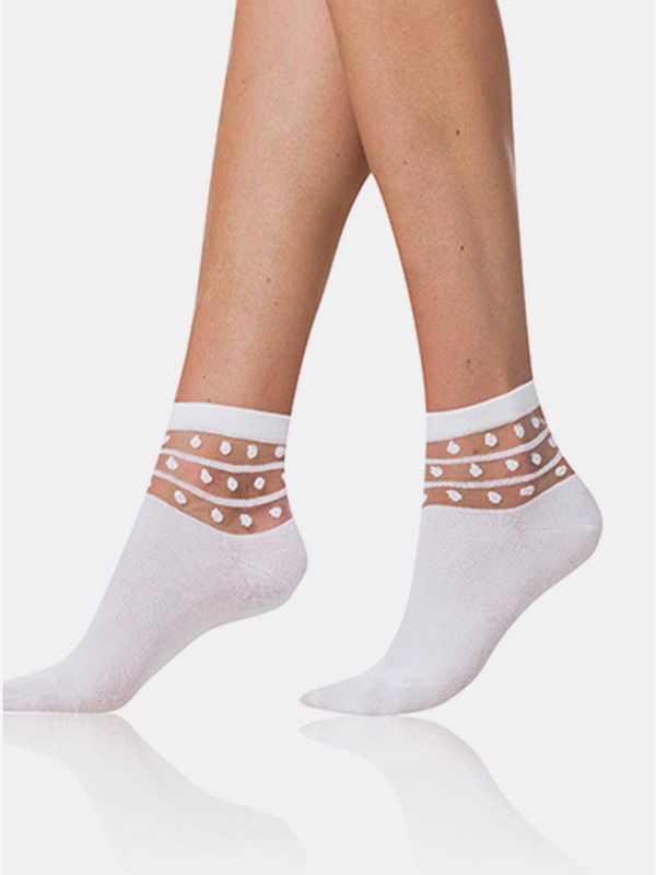 Bellinda Bellinda TRENDY COTTON SOCKS Nogavice Bela