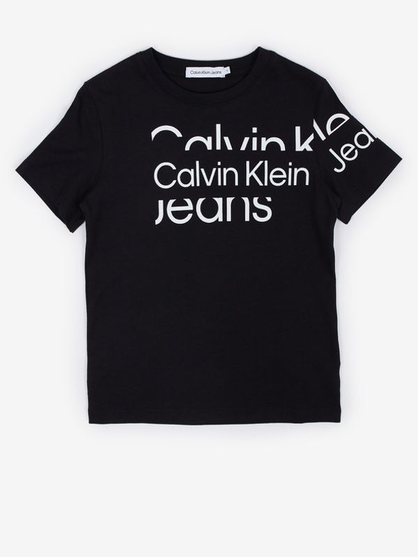 Calvin Klein Jeans Calvin Klein Jeans Blown-Up Majica otroška Črna