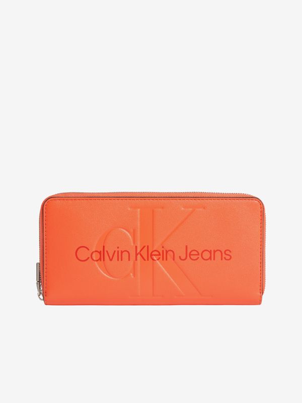 Calvin Klein Jeans Calvin Klein Jeans Denarnica Oranžna