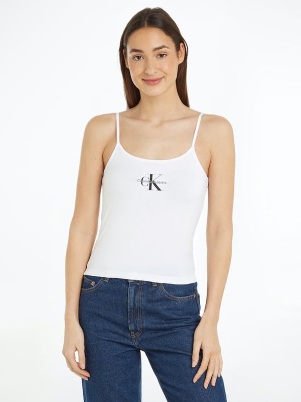 Calvin Klein Jeans Calvin Klein Jeans Majica brez rokavov Bela