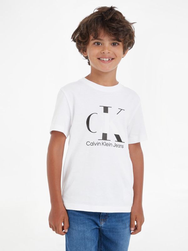 Calvin Klein Jeans Calvin Klein Jeans Majica otroška Bela