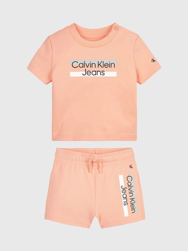 Calvin Klein Jeans Calvin Klein Jeans Otroške pižame Oranžna