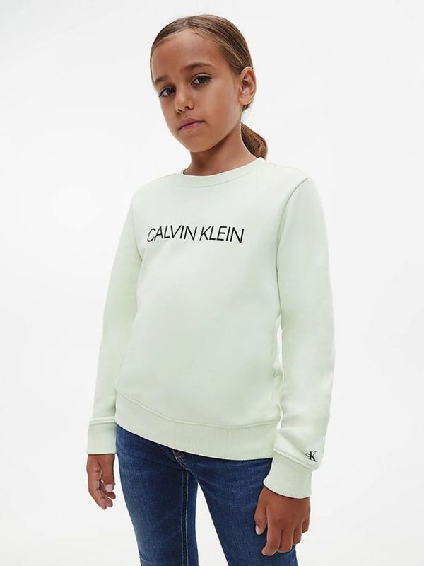 Calvin Klein Jeans Calvin Klein Jeans Pulover otroška Zelena