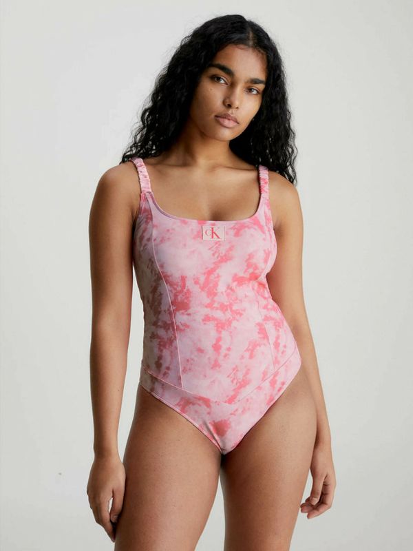 Calvin Klein Underwear Calvin Klein Underwear	 Authentic-One Piece-Print Enodelne kopalke Roza