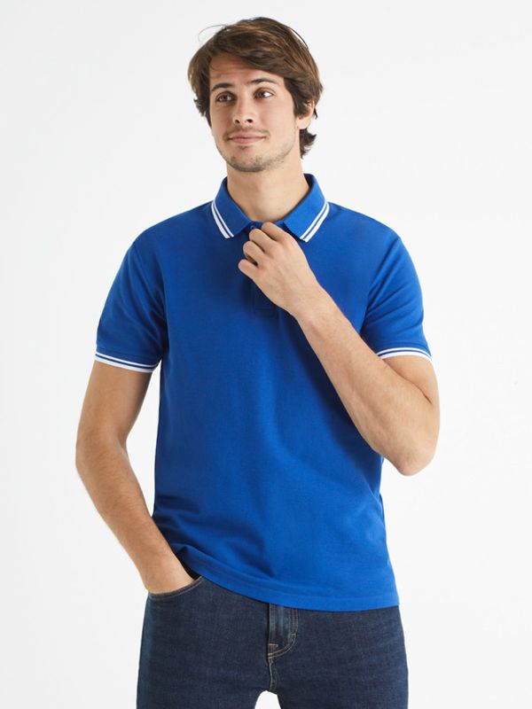 Celio Celio Beline Polo majica Modra