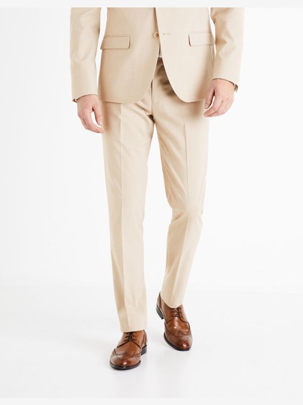 Celio Celio Boamaury 30 Hlače Bež