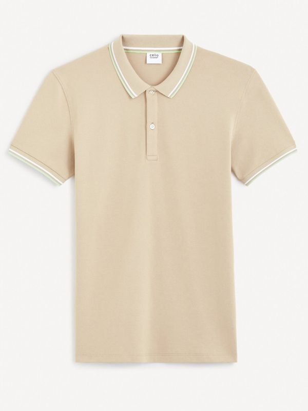 Celio Celio Decolrayeb Polo majica Bež