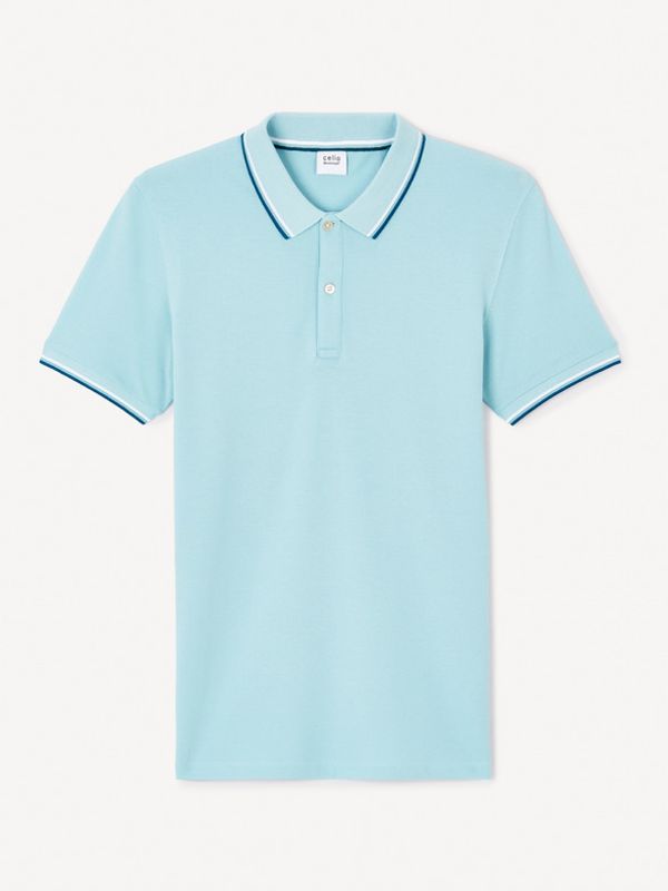 Celio Celio Decolrayeb Polo majica Modra