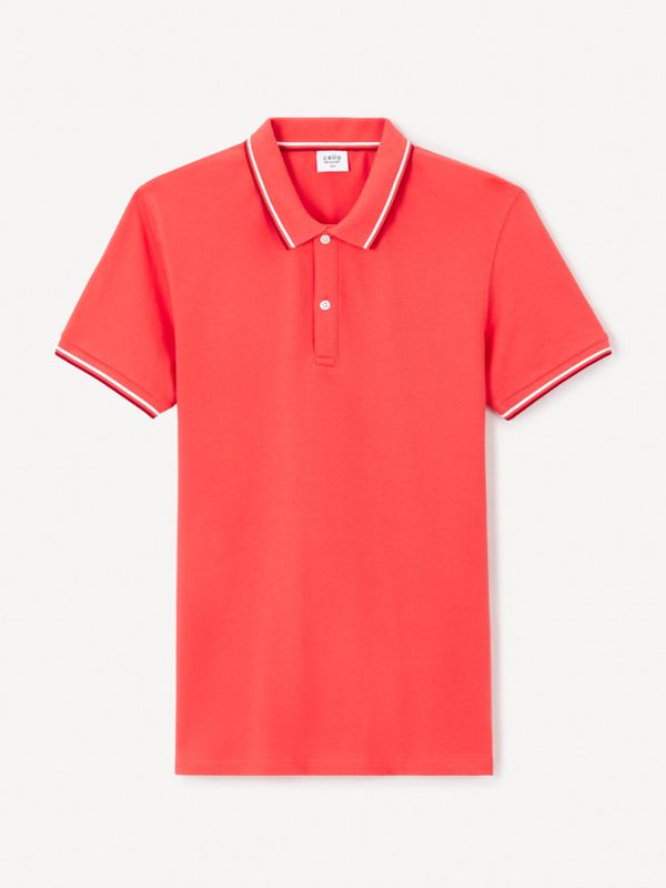 Celio Celio Decolrayeb Polo majica Rdeča