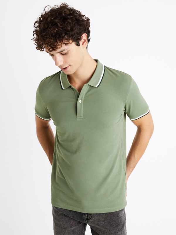 Celio Celio Decolrayeb Polo majica Zelena