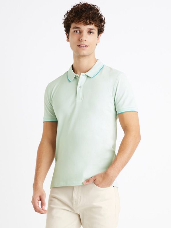 Celio Celio Decolrayeb Polo majica Zelena