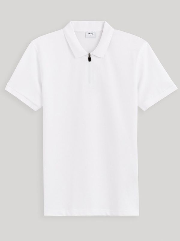 Celio Celio Gebenoit Polo majica Bela