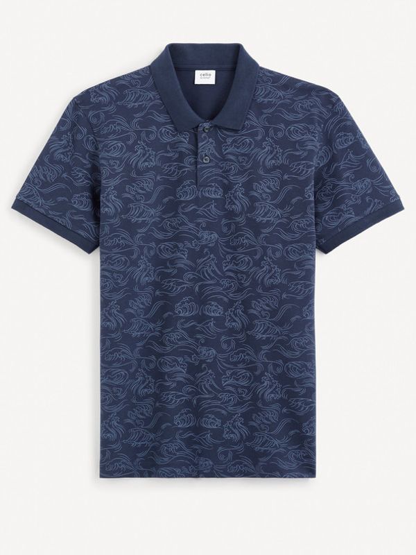 Celio Celio Gevague Polo majica Modra