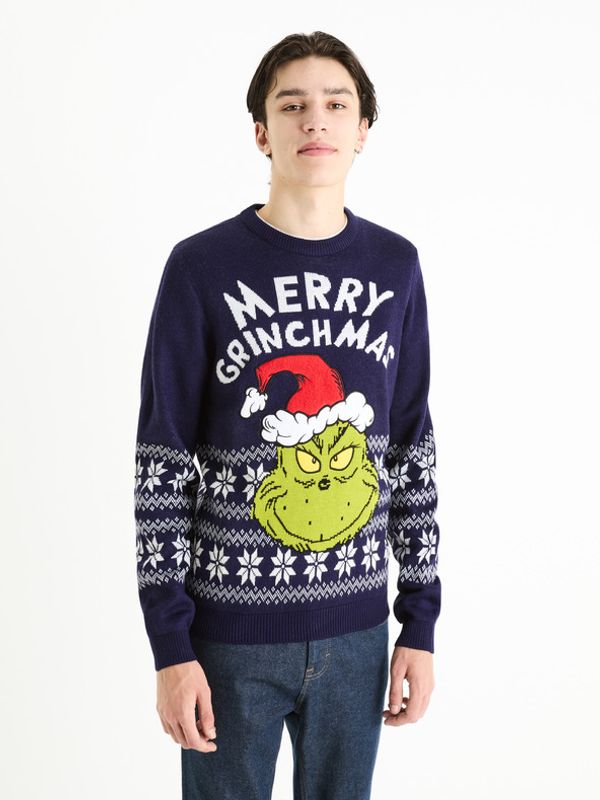 Celio Celio Grinch Pulover Modra