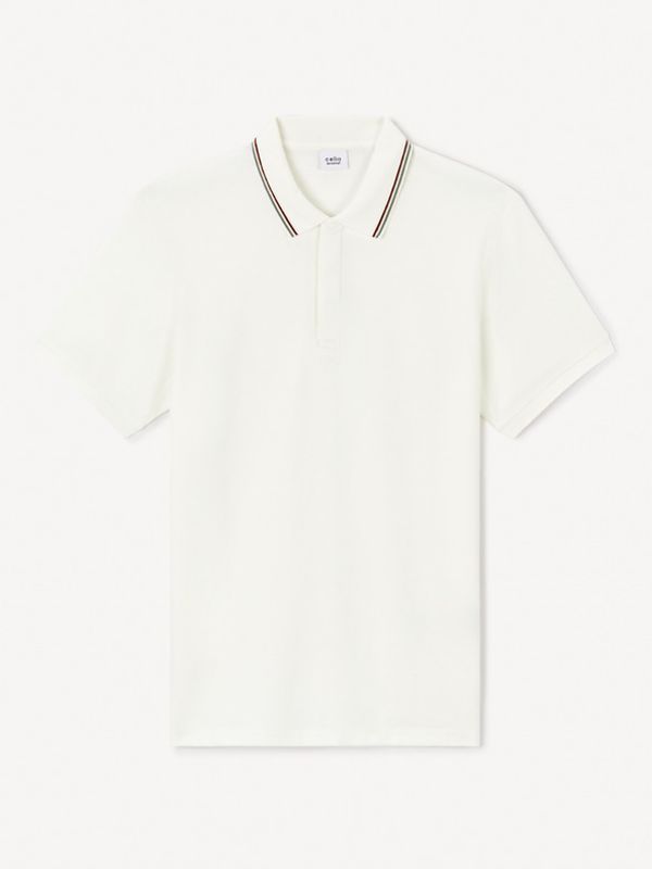 Celio Celio Jevrait Polo majica Bela