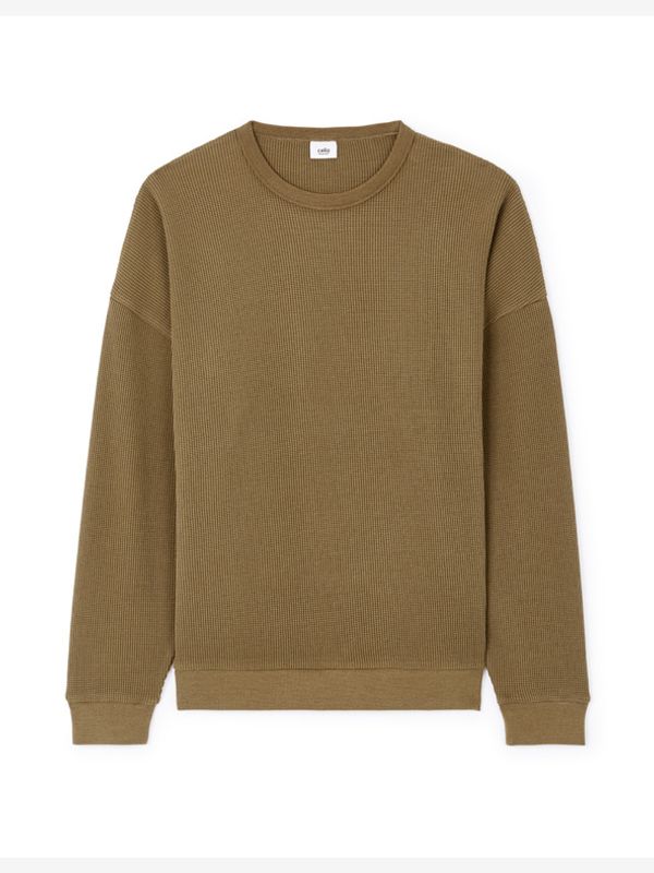 Celio Celio Lecrewwaff Pulover Rjava