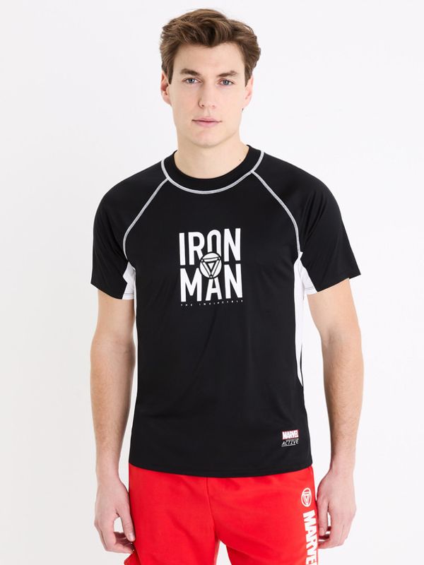Celio Celio Marvel Iron Man Majica Črna