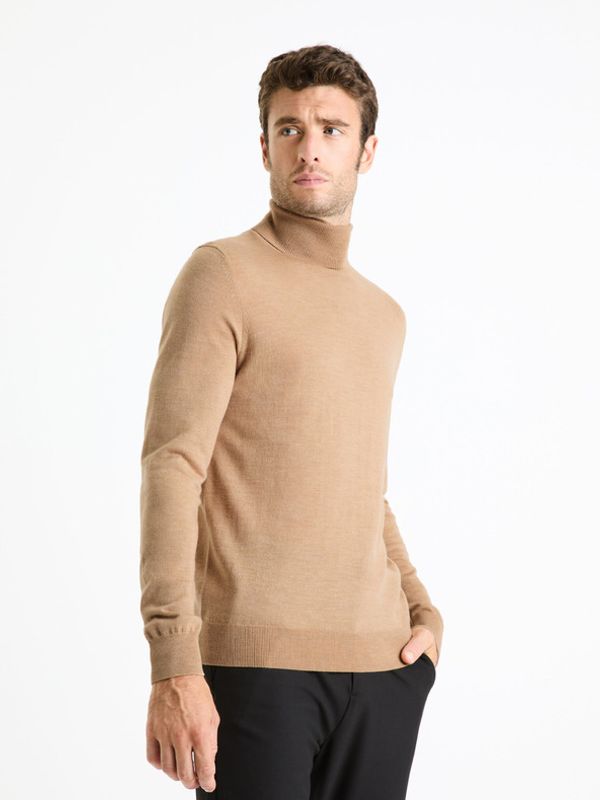 Celio Celio Menos Pulover Rjava