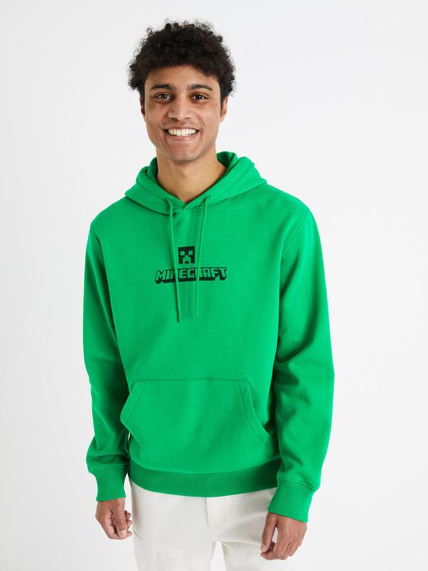 Celio Celio Minecraft Pulover Zelena