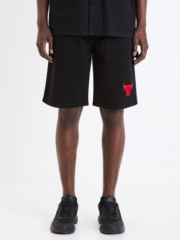 Celio Celio NBA Chicago Bulls Kratke hlače Črna