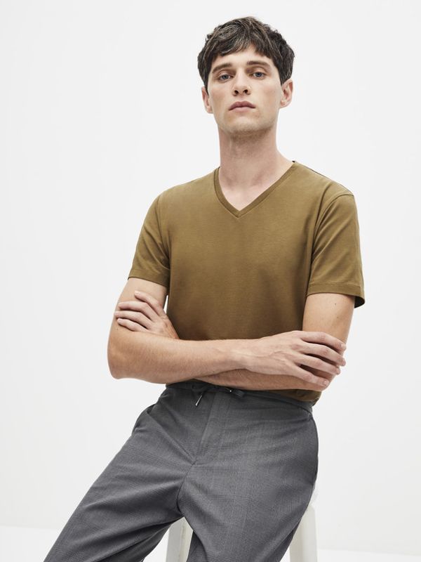 Celio Celio Neuniv Majica Rjava