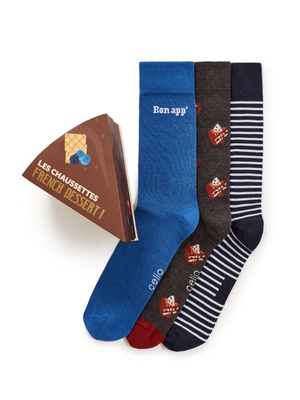 Celio Celio Nogavice 3 para Modra