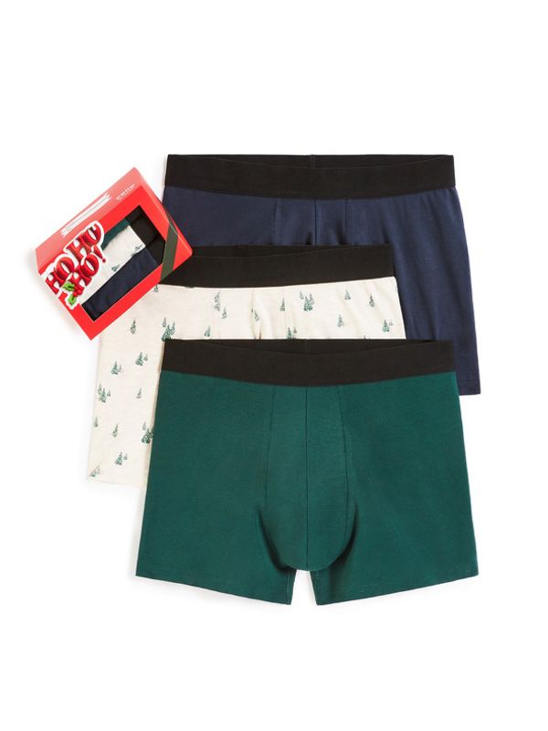 Celio Celio Oprijete boksarice 3 Piece Zelena