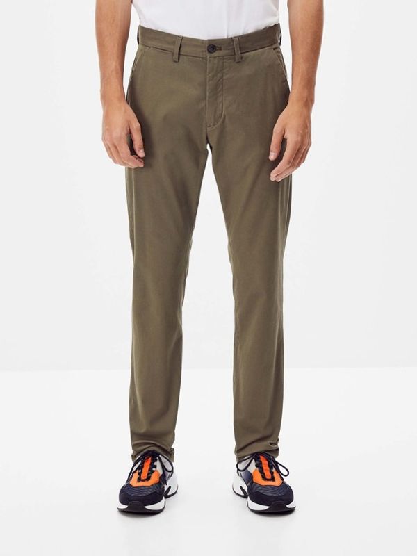 Celio Celio Pobelt Chino Hlače Zelena