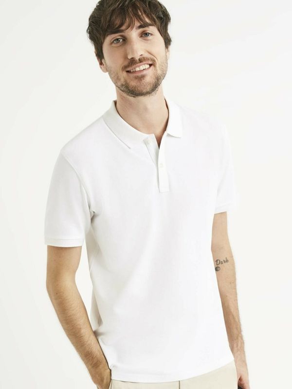 Celio Celio Polo majica Bela