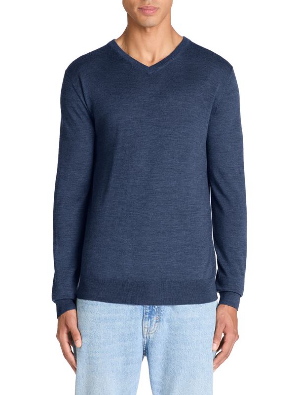 Celio Celio Semeriv merino Pulover Modra