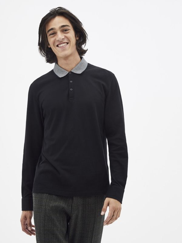 Celio Celio Sessicoml Polo majica Črna