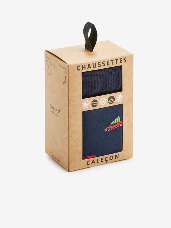 Celio Celio Set Trenýrky a Nogavice Modra