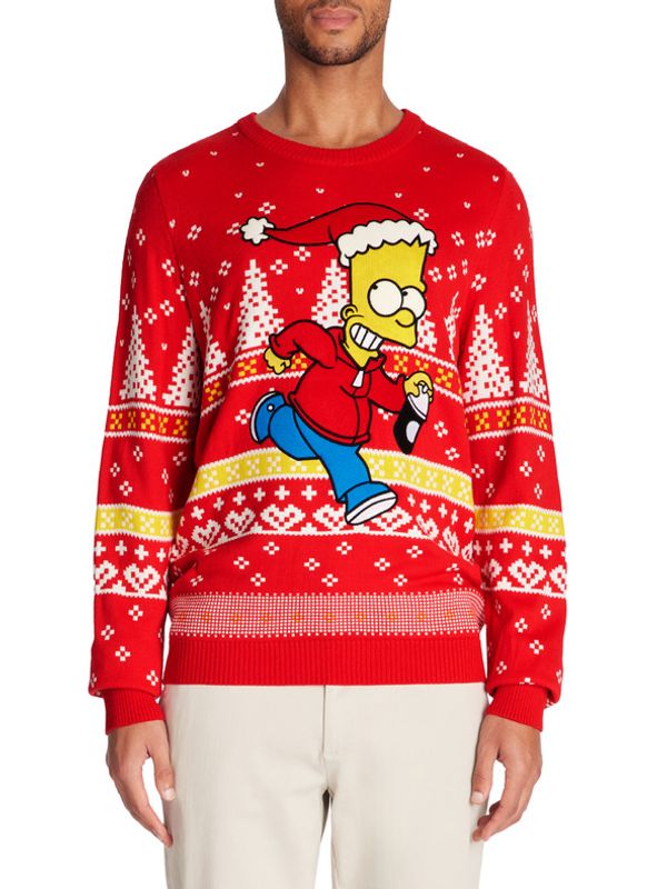 Celio Celio The Simpsons Pulover Rdeča