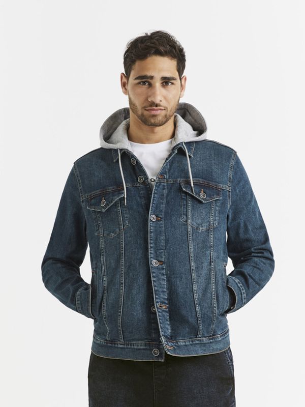 Celio Celio Vudenhood Jakna Modra