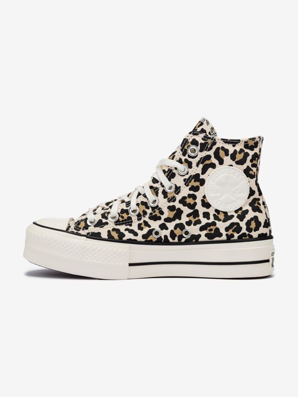 Converse Converse Chuck Taylor All Star Lift Hi Leopard Superge Bež