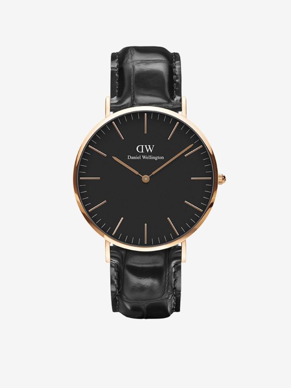 Daniel Wellington Daniel Wellington Classic Ročna ura Črna