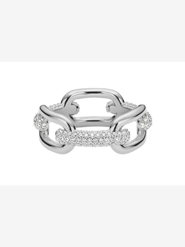 Daniel Wellington Daniel Wellington Crystal Link Prstan Srebrna