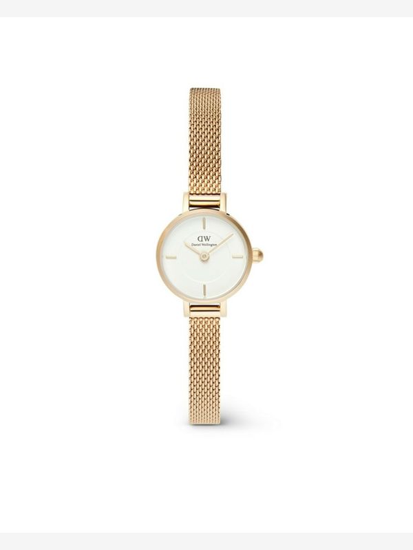 Daniel Wellington Daniel Wellington Petite Mini 19 Evergold Ročna ura Zlata