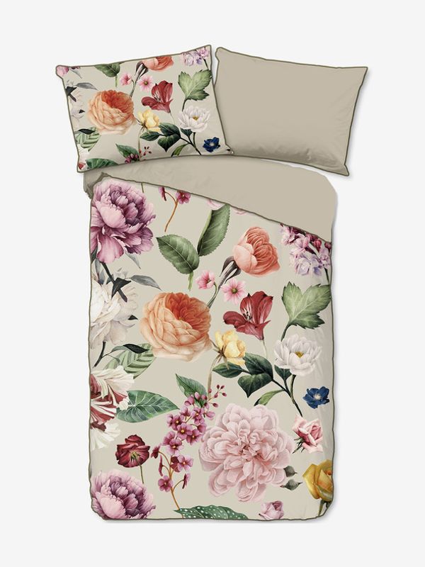 Descanso Descanso Fiori 140x200cm Posteljnina Bež