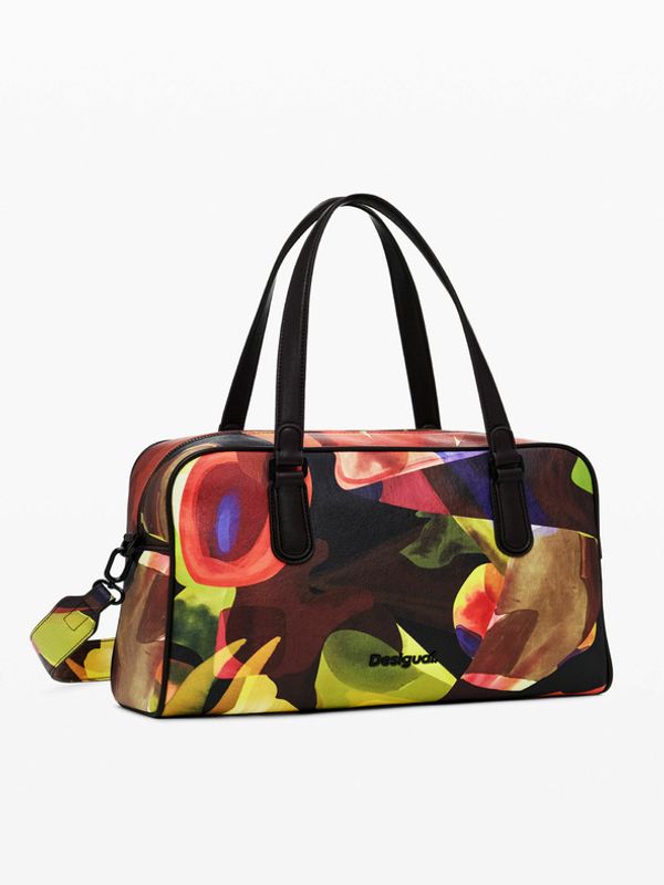 Desigual Desigual Camo Lacroix Torbica Oranžna