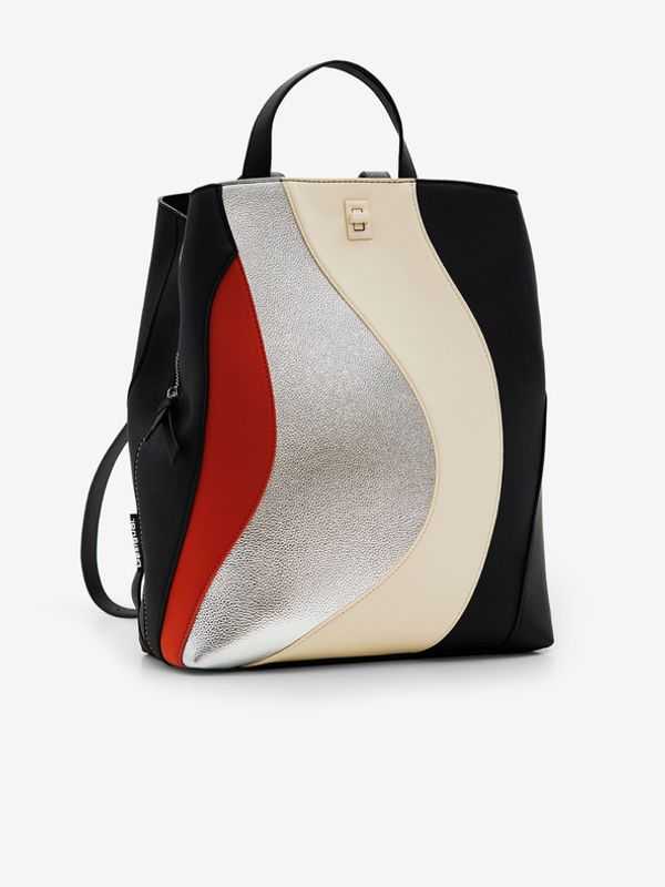 Desigual Desigual Kahlo Sumy Nahrbtnik Črna