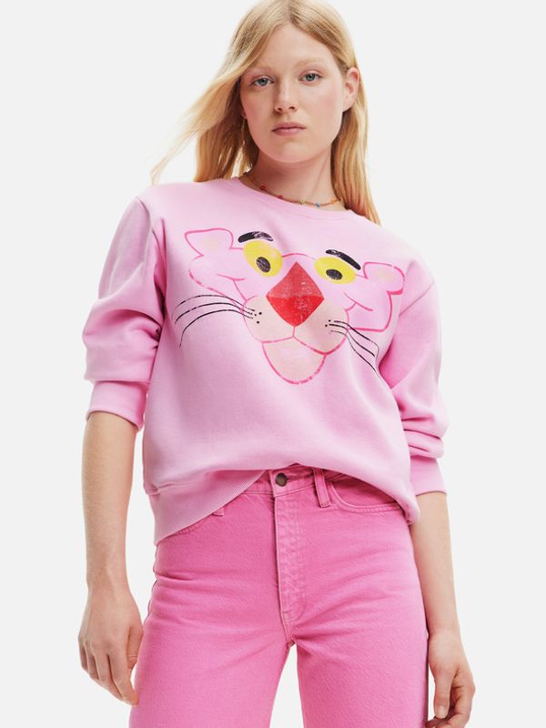 Desigual Desigual Pink Panther Pulover Roza