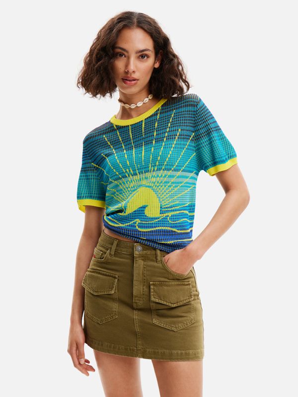 Desigual Desigual Sun Majica Modra