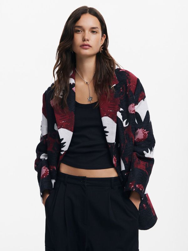 Desigual Desigual Winter Daisie Lacroix Plašč Rdeča