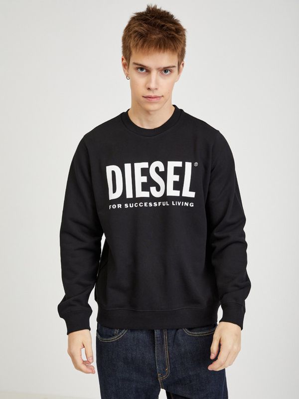 Diesel Diesel Pulover Črna