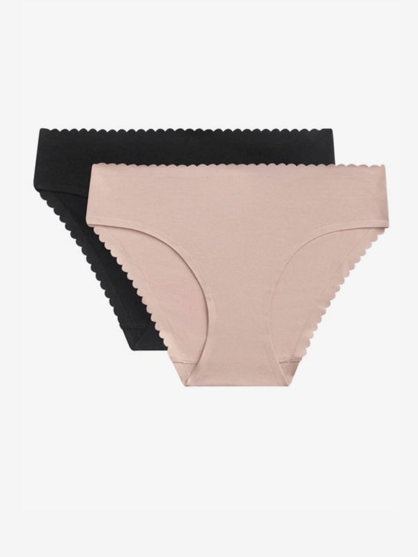 DIM DIM Body Touch Midi Brief Hlačke 3 Piece Bež