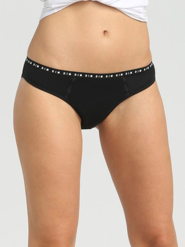 DIM DIM Menstrual Slip Hlačke Črna
