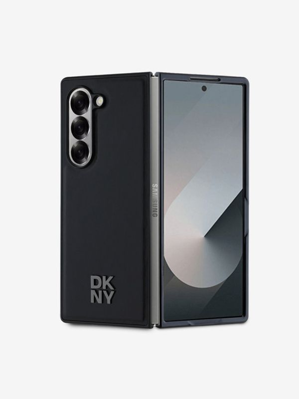 DKNY DKNY PU Leather Stack Logo MagSafe Samsung Galaxy Z Fold 6 Black Ovitek za telefon Vijolična